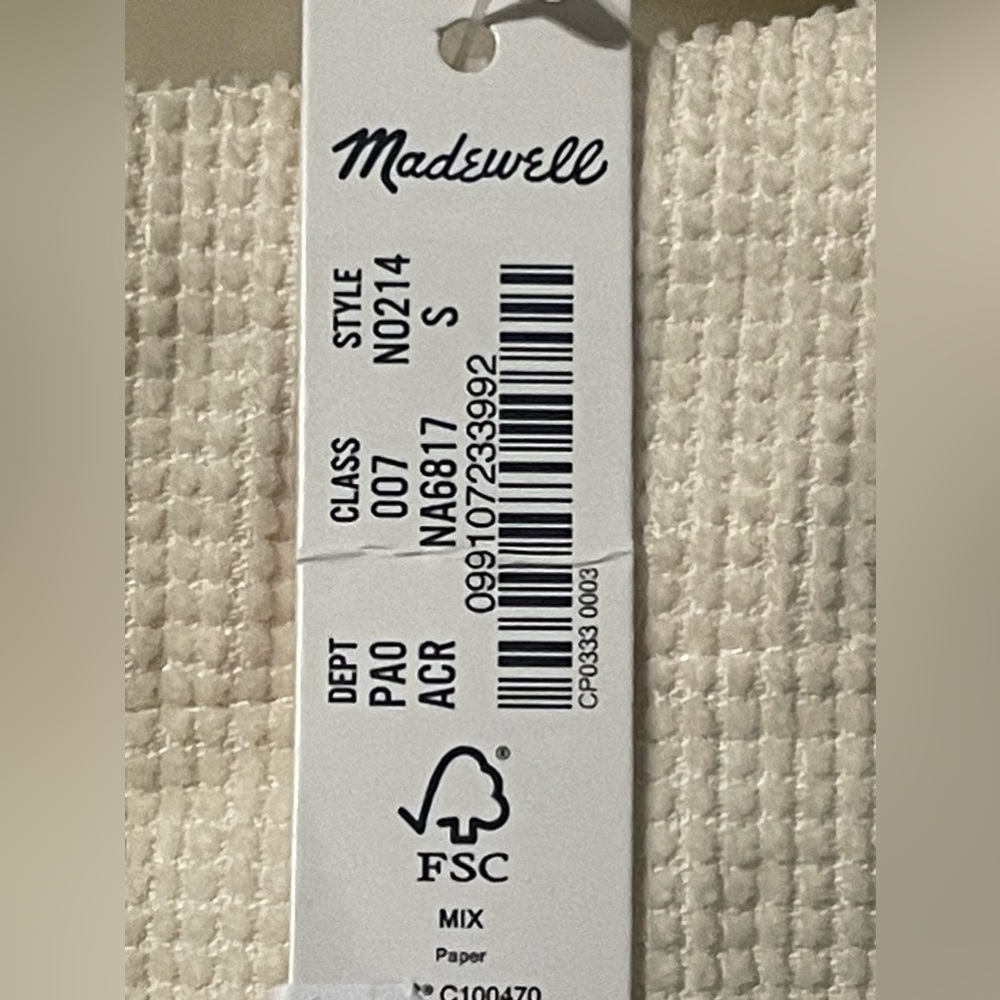 NWT Madewell top size Small - Picture 4 of 4